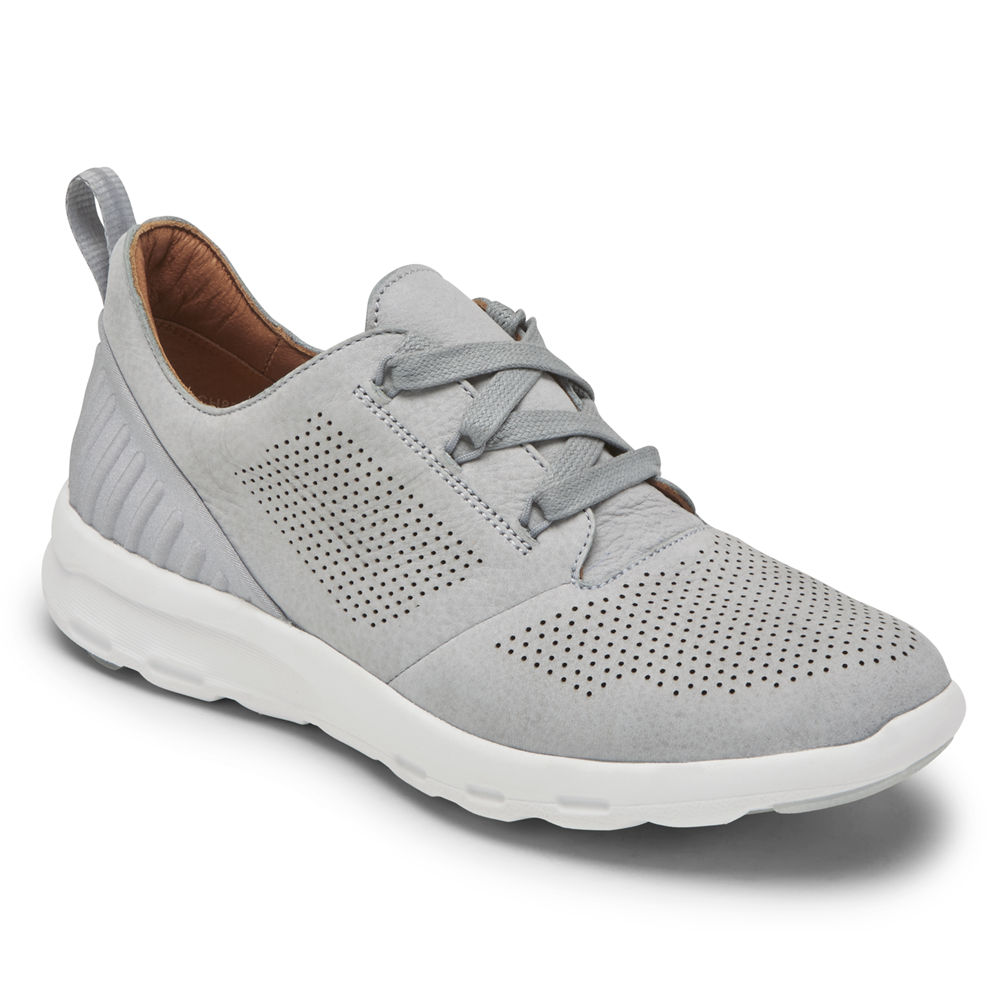 Rockport Singapore Womens Sneakers - PulseTech Tie Grey - QX5469108